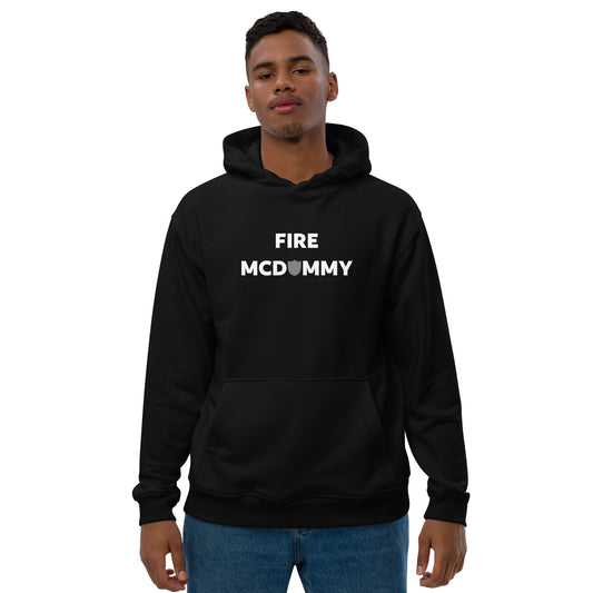 Premium "Fire McDummy" eco hoodie