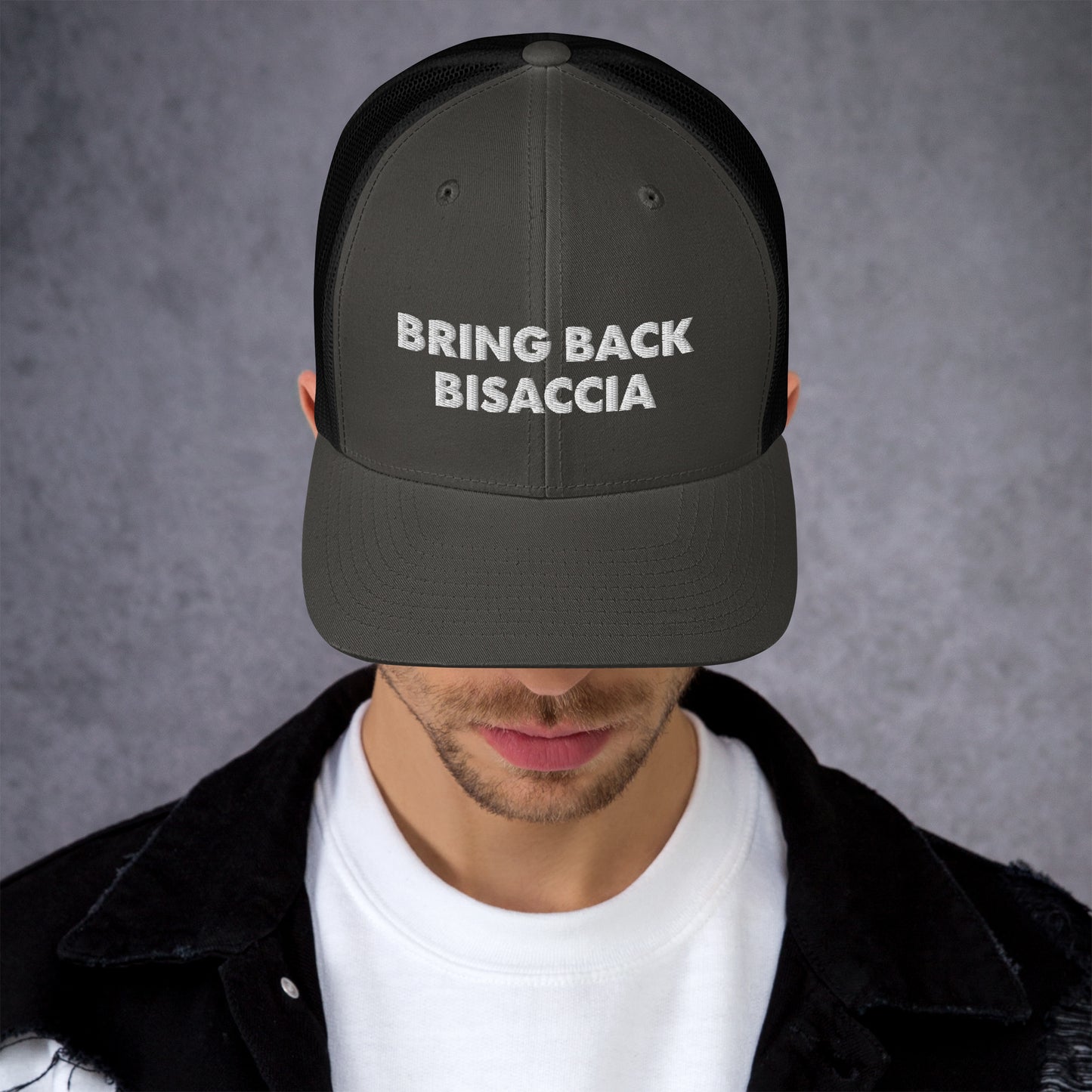 Bring Bisaccia Back Trucker Cap