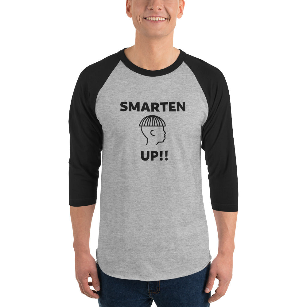 Smarten Up Mocking Raglan 3/4 Sleeve