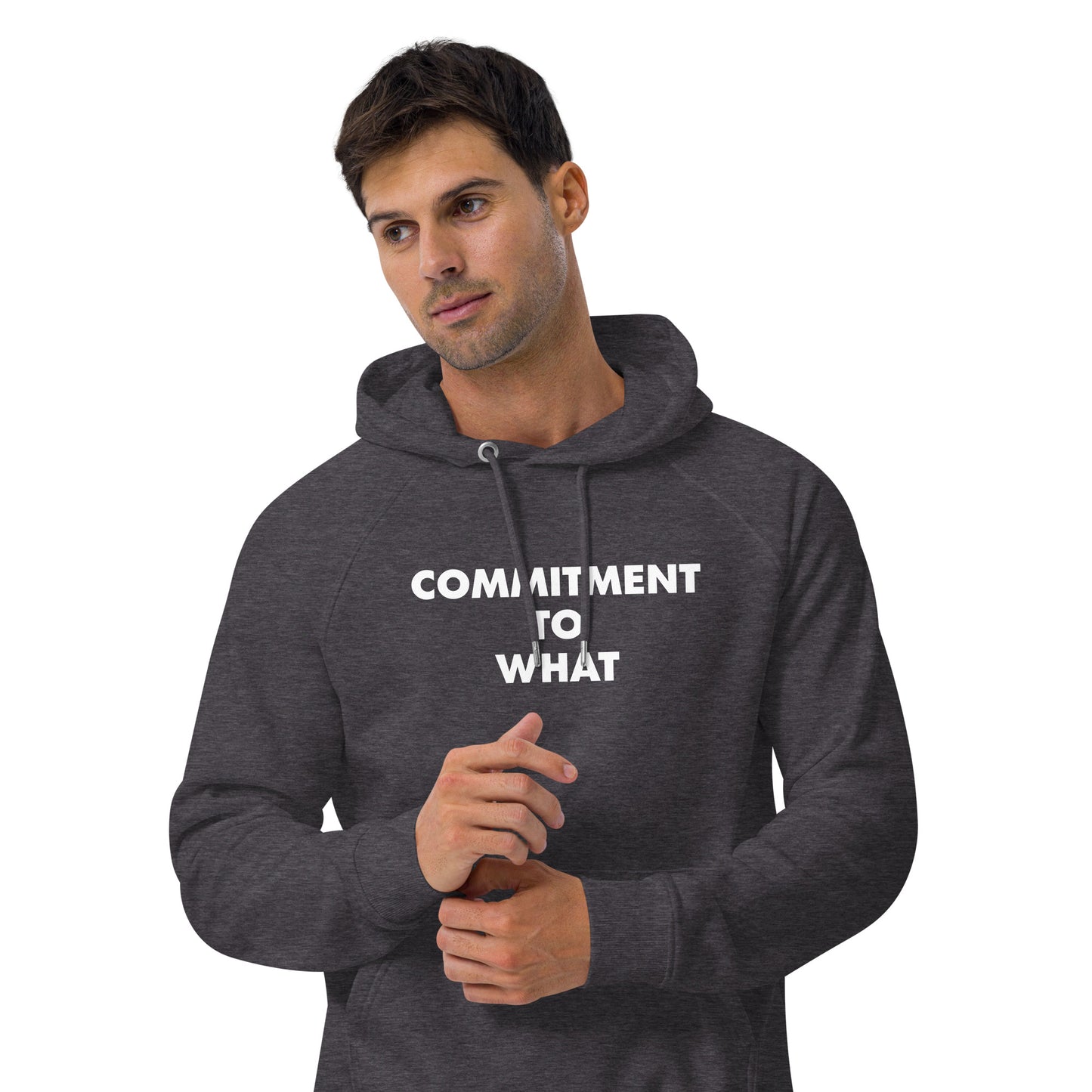 Commitment to What Eco Raglan Hoodie