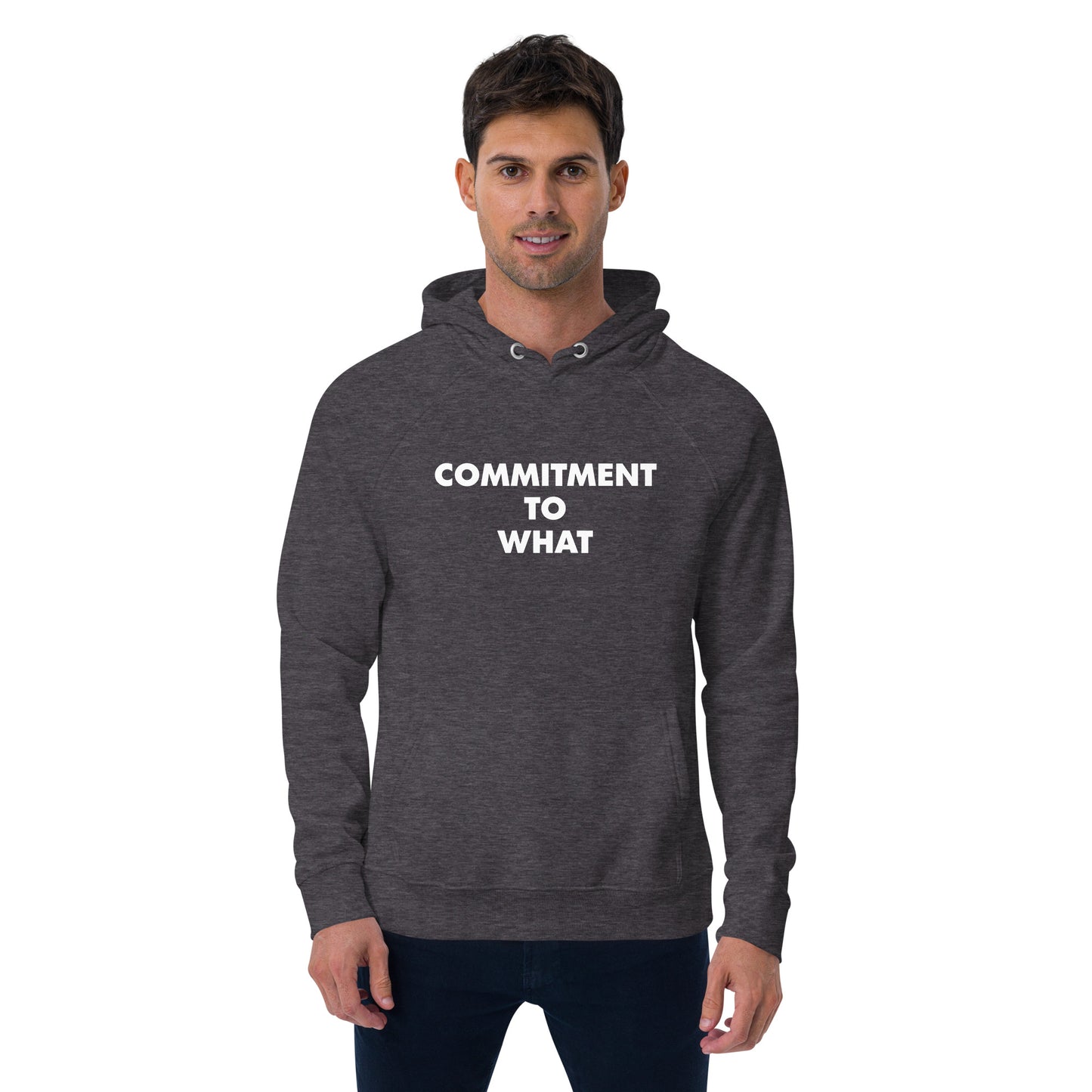 Commitment to What Eco Raglan Hoodie