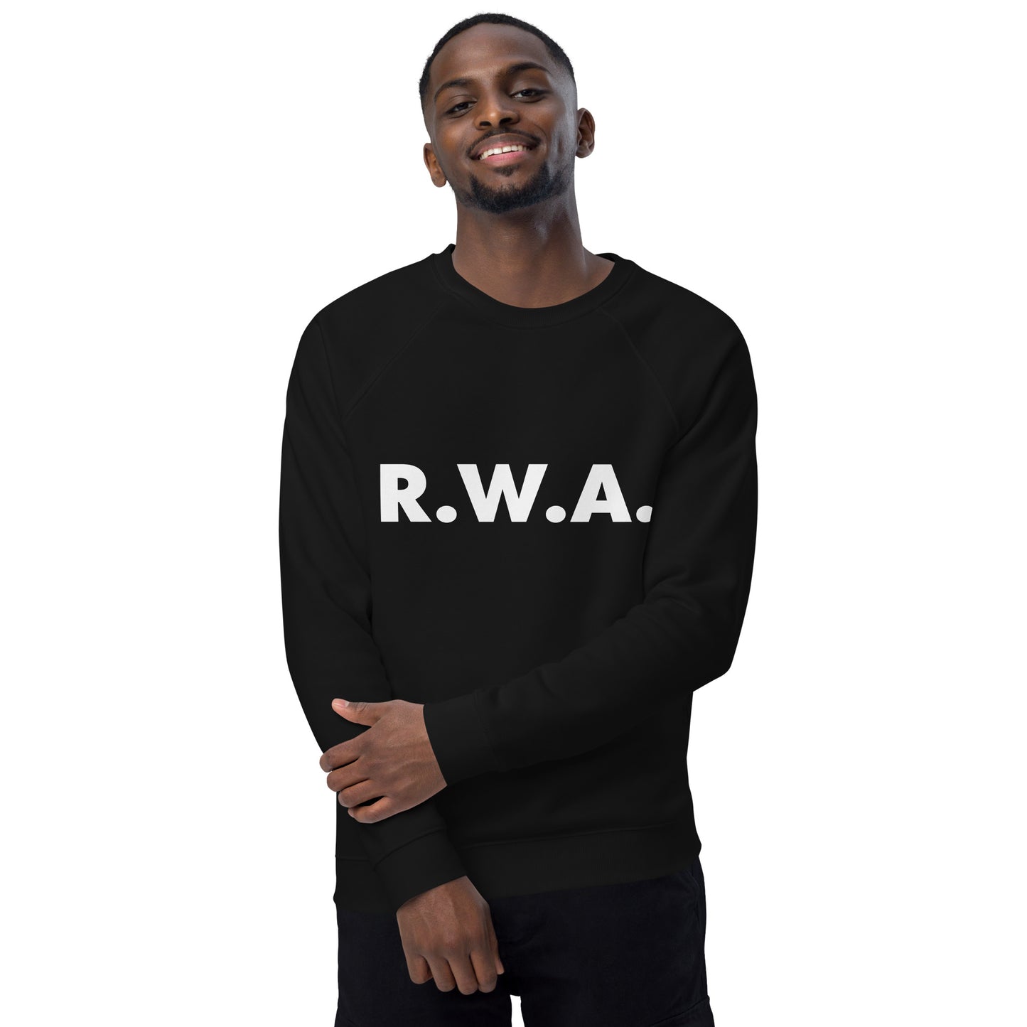 Raiders With Attitude Unisex Organic Raglan Sweatshirt