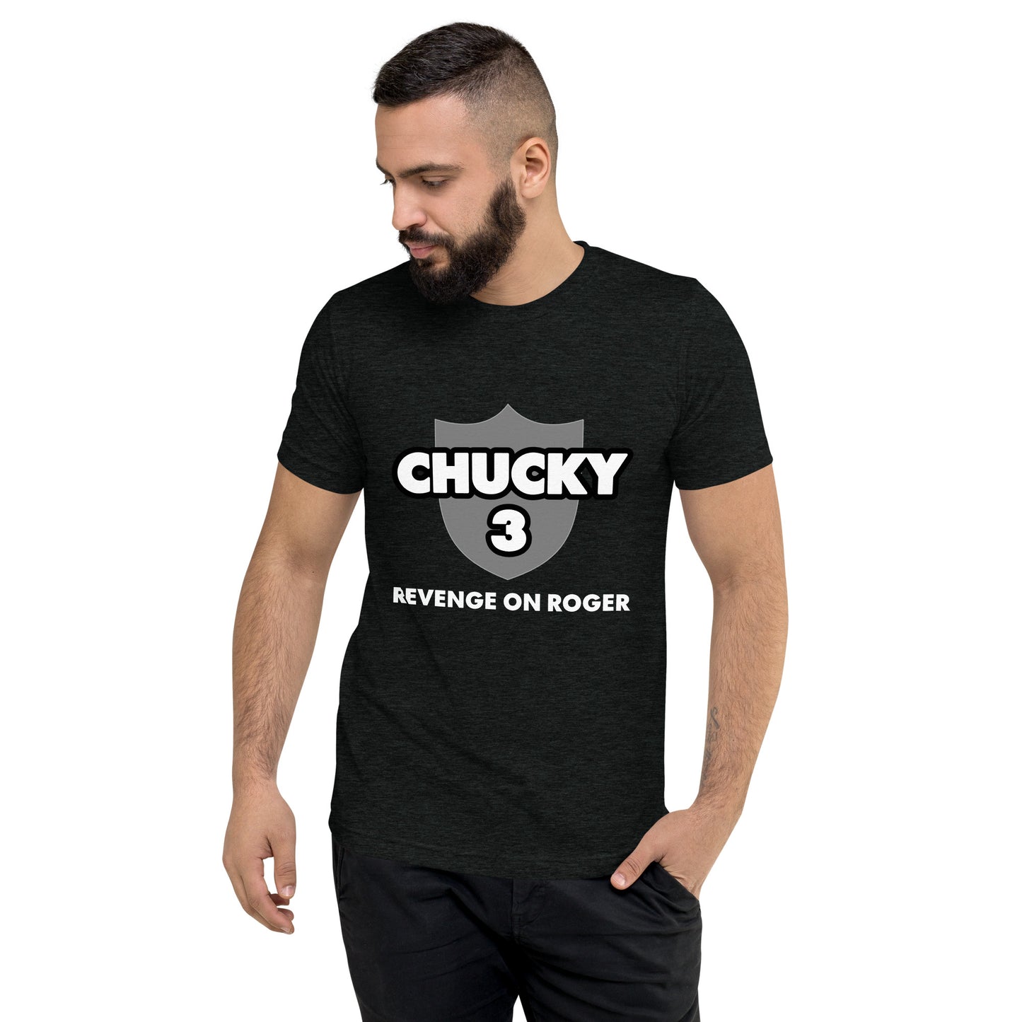 Chucky 3: Revenge on Roger Short sleeve t-shirt