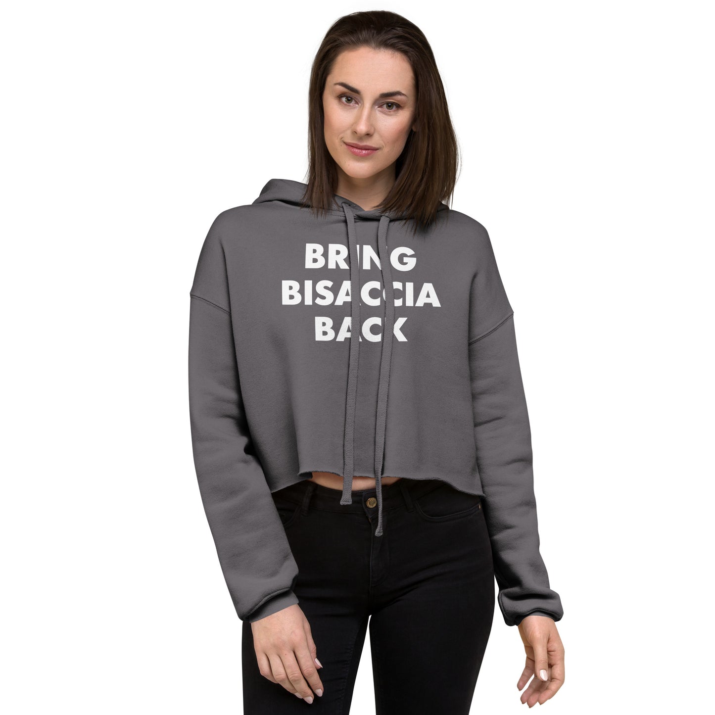 Bring Bisaccia Back Crop Hoodie